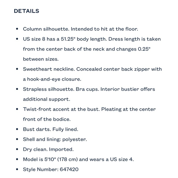 Ralph Lauren Metallic Gold Evening Gown - Picture 8 of 8